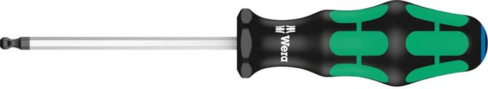 Tooled Up | Wera Wera Kraftform Plus Ballend Hex Screwdriver Imperial 3/16 Wera Wera Kraftform Plus Ballend Hex Screwdriver Imperial 3/16