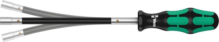 Tooled Up | Wera Wera Kraftform Flexible Shaft Nut Spinner 6mm Wera Wera Kraftform Flexible Shaft Nut Spinner 6mm