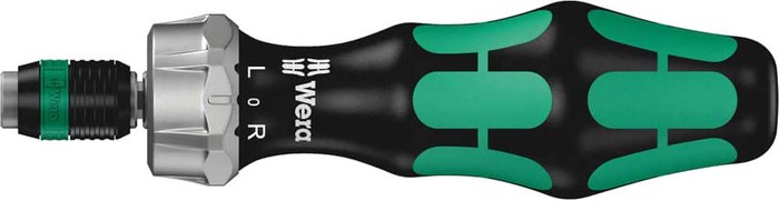 Tooled Up | Wera Wera 816RA Kraftform Ratchet Bit Holder Screwdriver Wera Wera 816RA Kraftform Ratchet Bit Holder Screwdriver