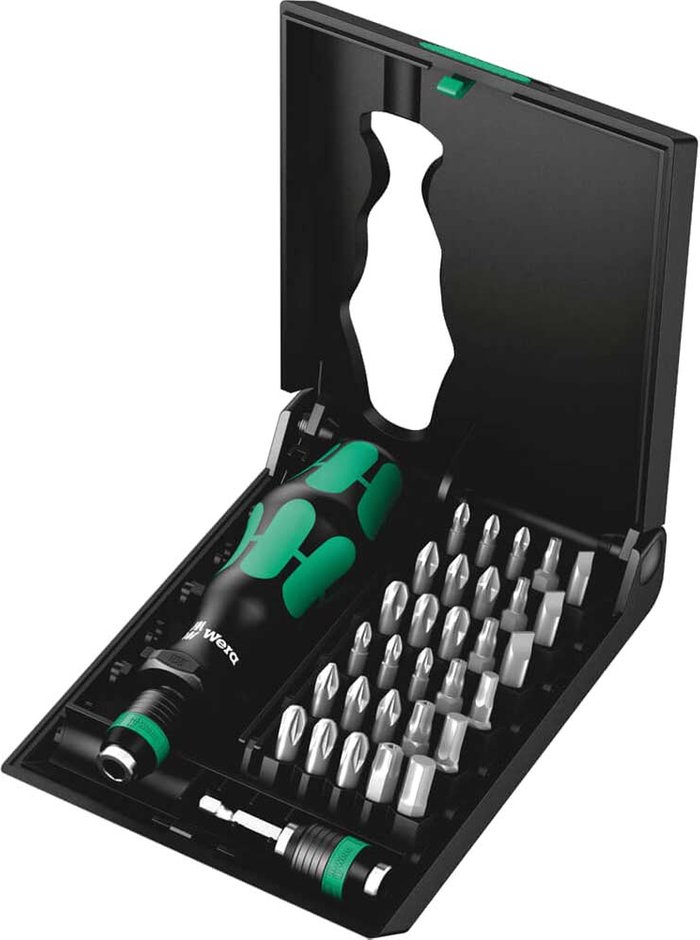 Tooled Up | Wera Wera 32 Piece Kraftform Kompakt 70 All Round Screwdriver Bit Set Wera Wera 32 Piece Kraftform Kompakt 70 All Round Screwdriver Bit Set