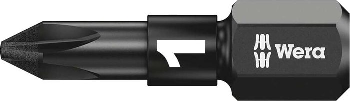 Tooled Up | Wera Wera Impaktor Pozi Screwdriver Bits PZ1 25mm Pack of 10 Wera Wera Impaktor Pozi Screwdriver Bits PZ1 25mm Pack of 10
