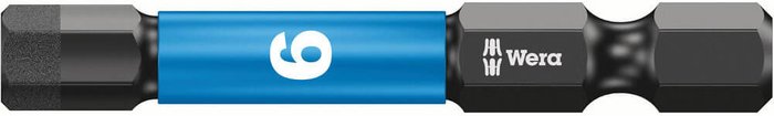 Tooled Up | Wera Wera Impaktor Hexagon Screwdriver Bits 6mm 50mm Pack of 5 Wera Wera Impaktor Hexagon Screwdriver Bits 6mm 50mm Pack of 5