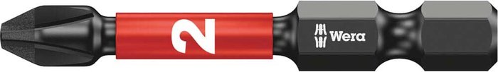 Tooled Up | Wera Wera Impaktor Phillips Screwdriver Bits PH2 50mm Pack of 5 Wera Wera Impaktor Phillips Screwdriver Bits PH2 50mm Pack of 5