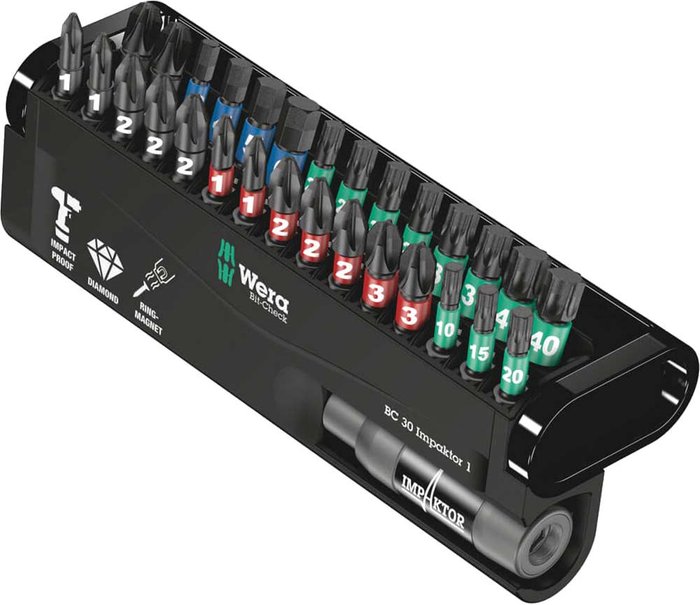 Tooled Up | Wera Wera 30 Piece Impaktor Screwdriver Bit Set Wera Wera 30 Piece Impaktor Screwdriver Bit Set