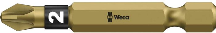 Tooled Up | Wera Wera BiTorsion Extra Hard Pozi Screwdriver Bits PZ2 50mm Pack of 1 Wera Wera BiTorsion Extra Hard Pozi Screwdriver Bits PZ2 50mm Pack of 1