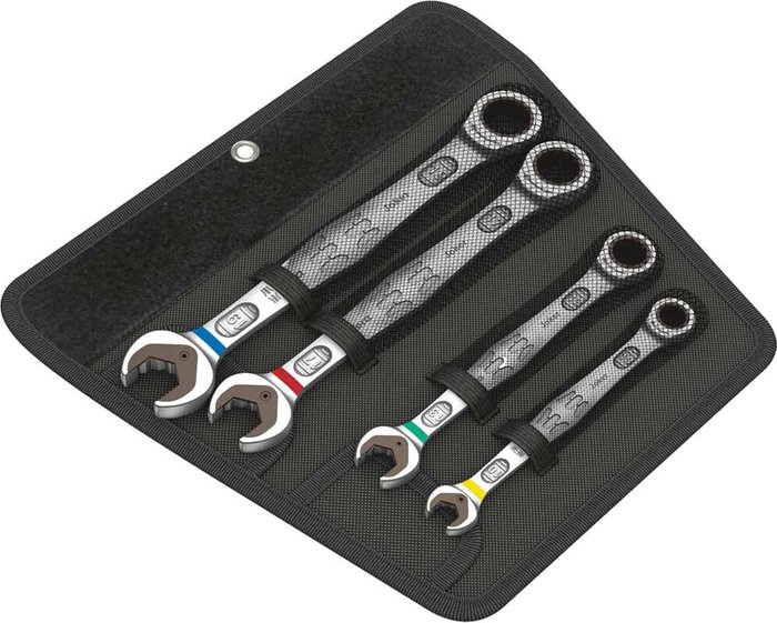 Tooled Up | Wera Wera 4 Piece Joker Ratchet Combination Spanner Set Metric Wera Wera 4 Piece Joker Ratchet Combination Spanner Set Metric