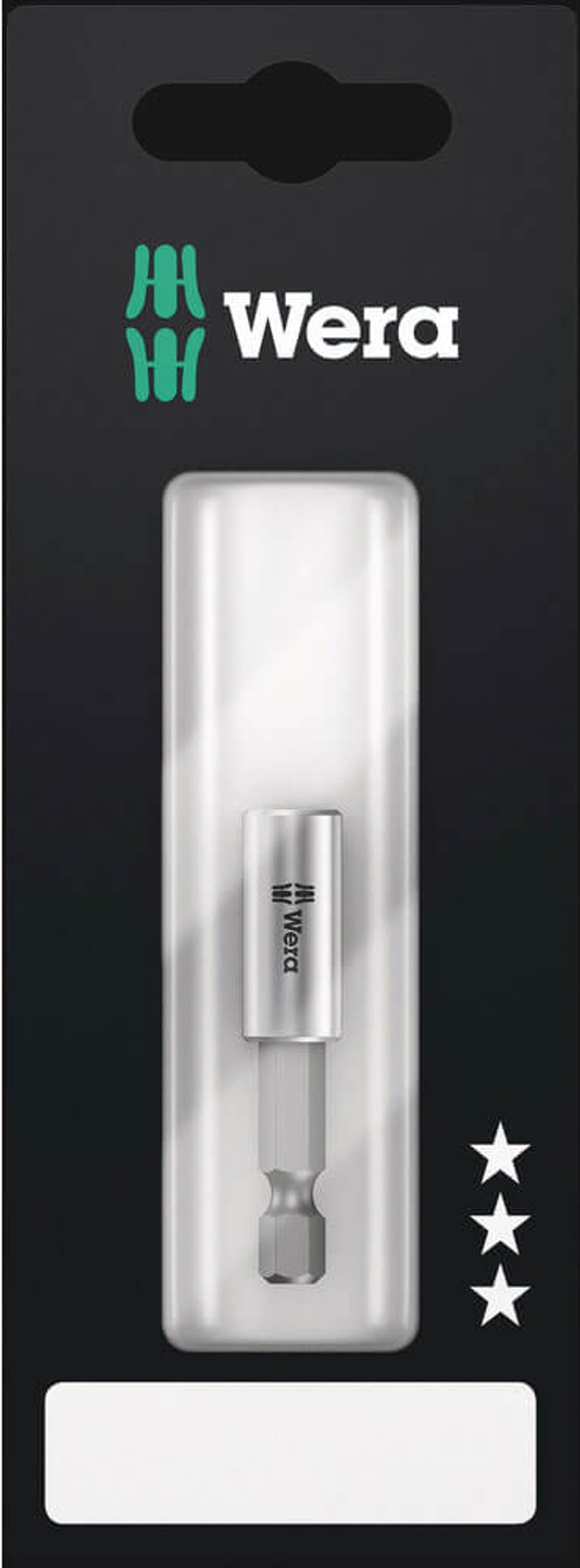 Tooled Up | Wera Wera Universal Stainless Steel Magnetic Screwdriver Bit Holder 75mm Wera Wera Universal Stainless Steel Magnetic Screwdriver Bit Holder 75mm