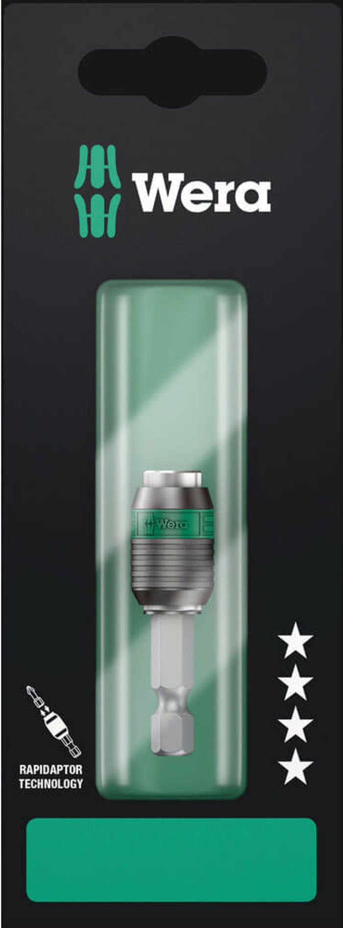 Tooled Up | Wera Wera Rapidaptor Bit Holder 50mm Wera Wera Rapidaptor Bit Holder 50mm