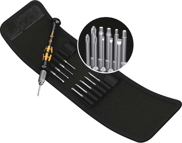 Tooled Up | Wera Wera 11 Piece Kraftform Kompakt Micro ESD Screwdriver Set Wera Wera 11 Piece Kraftform Kompakt Micro ESD Screwdriver Set
