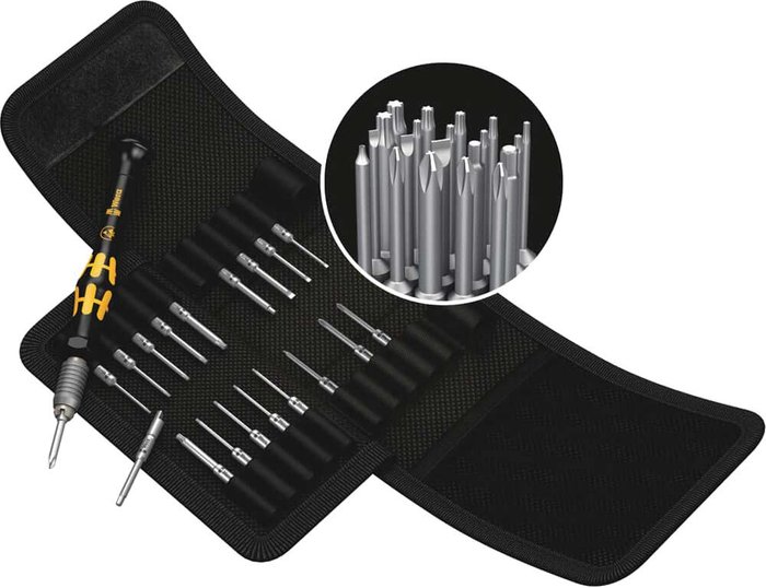 Tooled Up | Wera Wera 20 Piece Kraftform Kompakt Micro ESD Screwdriver Set Wera Wera 20 Piece Kraftform Kompakt Micro ESD Screwdriver Set