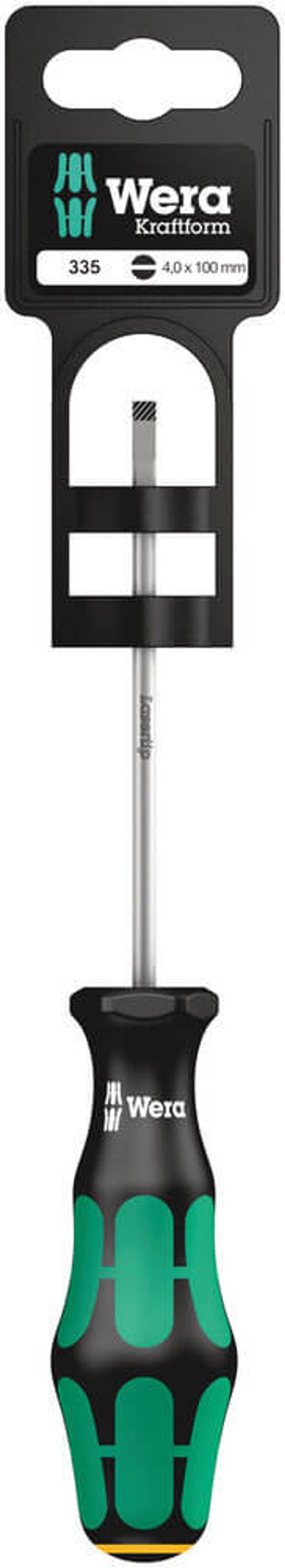 Tooled Up | Wera Wera 335 SB Kraftform Plus Slotted Screwdriver 3.5mm 100mm Wera Wera 335 SB Kraftform Plus Slotted Screwdriver 3.5mm 100mm