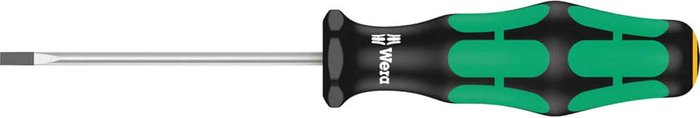 Tooled Up | Wera Wera Kraftform Plus Parallel Slotted Screwdriver 2.5mm 60mm Wera Wera Kraftform Plus Parallel Slotted Screwdriver 2.5mm 60mm