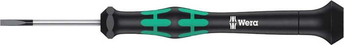 Tooled Up | Wera Wera Kraftform Micro Parallel Slotted Screwdriver 2mm 40mm Wera Wera Kraftform Micro Parallel Slotted Screwdriver 2mm 40mm