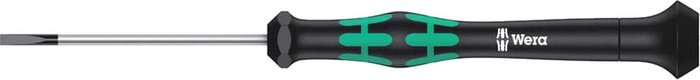 Tooled Up | Wera Wera Kraftform Micro Parallel Slotted Screwdriver 2mm 60mm Wera Wera Kraftform Micro Parallel Slotted Screwdriver 2mm 60mm