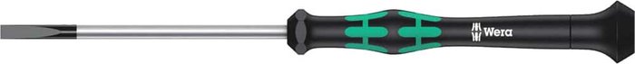 Tooled Up | Wera Wera Kraftform Micro Parallel Slotted Screwdriver 3.5mm 80mm Wera Wera Kraftform Micro Parallel Slotted Screwdriver 3.5mm 80mm