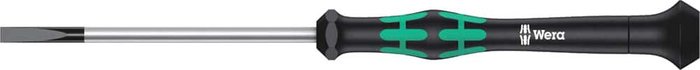 Tooled Up | Wera Wera Kraftform Micro Parallel Slotted Screwdriver 4mm 80mm Wera Wera Kraftform Micro Parallel Slotted Screwdriver 4mm 80mm