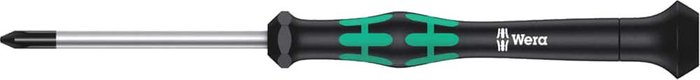 Tooled Up | Wera Wera Kraftform Micro Phillips Screwdriver PH1 60mm Wera Wera Kraftform Micro Phillips Screwdriver PH1 60mm