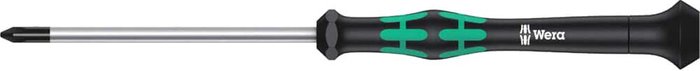 Tooled Up | Wera Wera Kraftform Micro Pozi Screwdriver PZ1 80mm Wera Wera Kraftform Micro Pozi Screwdriver PZ1 80mm