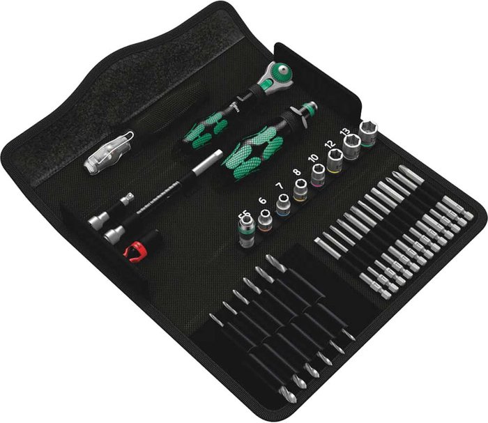 Tooled Up | Wera Wera Kraftform Kompakt 39 Piece Metal Working Tool Kit Wera Wera Kraftform Kompakt 39 Piece Metal Working Tool Kit