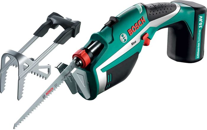 Tooled Up | Bosch Home and Garden Bosch KEO 10.8v Cordless Reciprocating Pruning Saw 1 x 1.3ah Integrated Li-ion Charger Bosch Home and Garden Bosch KEO 10.8v Cordless Reciprocating Pruning Saw 1 x 1.3ah Integrated Li-ion Charger