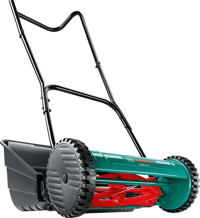 Tooled Up | Bosch Home and Garden Bosch AHM 38G Push Hand Cylinder Lawnmower 380mm Bosch Home and Garden Bosch AHM 38G Push Hand Cylinder Lawnmower 380mm