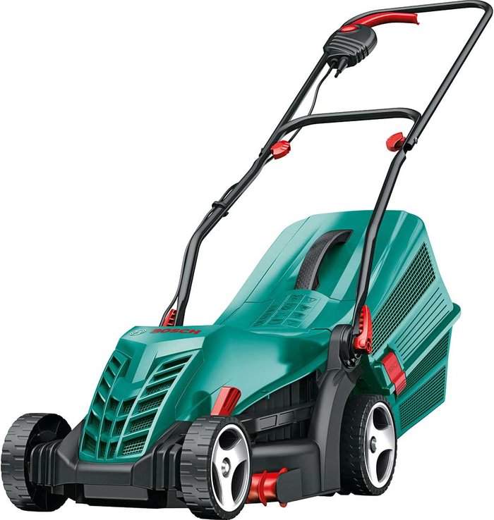 Tooled Up | Bosch BOSCH Rotak 34 R Corded Rotary Lawn Mower - Green Bosch BOSCH Rotak 34 R Corded Rotary Lawn Mower - Green