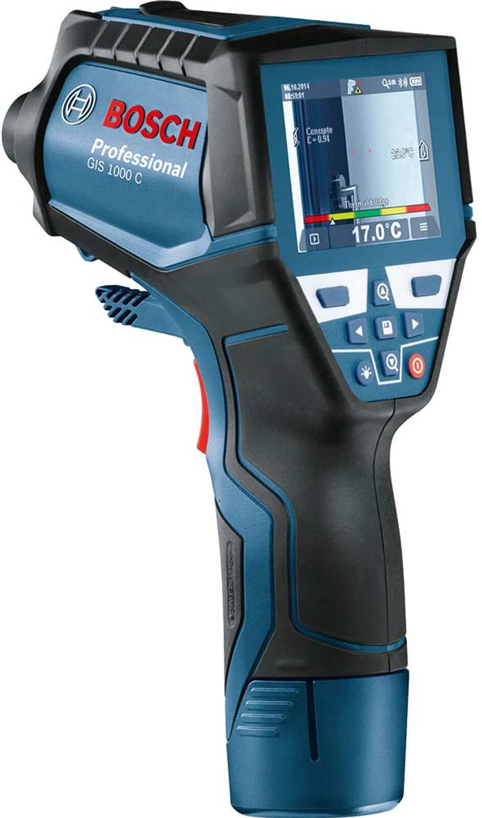 Tooled Up | Bosch Professional Bosch GIS 1000 C Thermo Temperature and Moisture Detector Bosch Professional Bosch GIS 1000 C Thermo Temperature and Moisture Detector