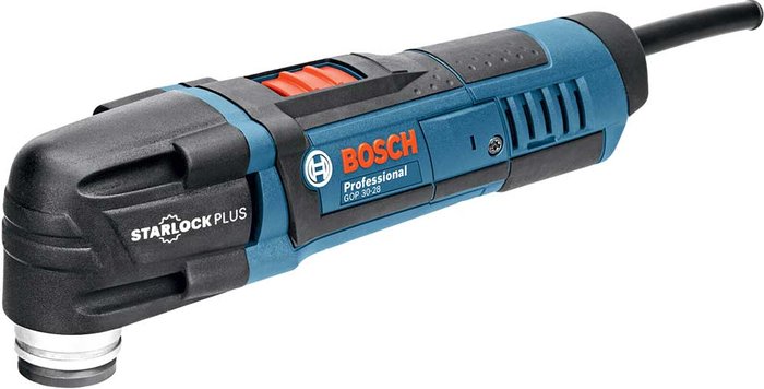 Tooled Up | Bosch Professional Bosch GOP 30-28 Starlock Plus Oscillating Multi Tool and 20 Accessories 240v Bosch Professional Bosch GOP 30-28 Starlock Plus Oscillating Multi Tool and 20 Accessories 240v