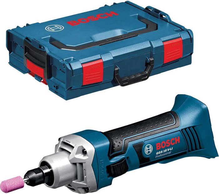 Tooled Up | Bosch Bosch Ggs 18 V-LI 18V Straight Grinder Body Only with L-BOXX Bosch Bosch Ggs 18 V-LI 18V Straight Grinder Body Only with L-BOXX
