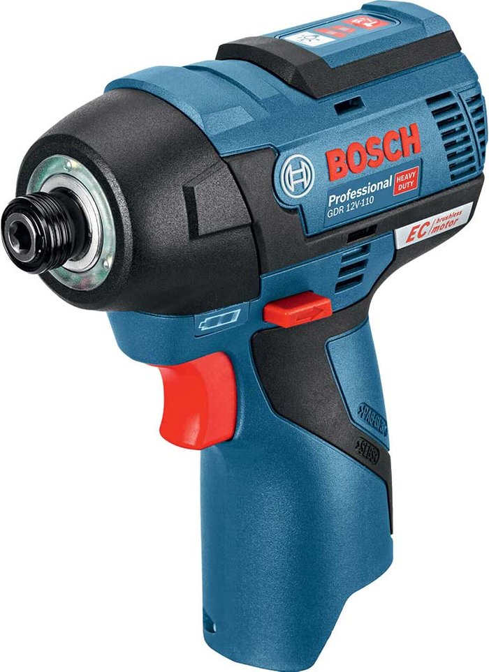 Tooled Up | Bosch Professional Bosch GDR 12 V-EC 12v Cordless Brushless Impact Driver No Batteries No Charger No Case Bosch Professional Bosch GDR 12 V-EC 12v Cordless Brushless Impact Driver No Batteries No Charger No Case