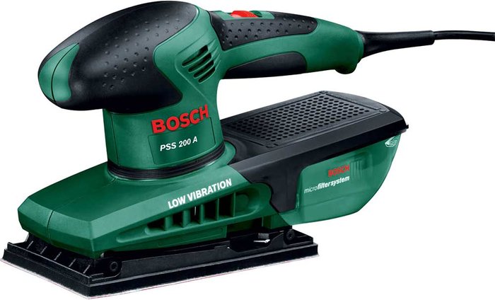 Tooled Up | Bosch Bosch PSS 200 A 200W Orbital Sander Bosch Bosch PSS 200 A 200W Orbital Sander