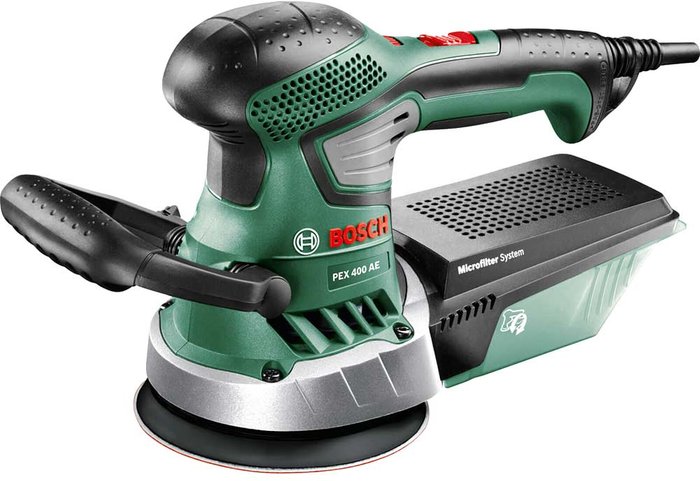 Tooled Up | BOSCHGREEN BOSCH PEX 400 AE Random Orbit Sander - Black & Green BOSCHGREEN BOSCH PEX 400 AE Random Orbit Sander - Black & Green