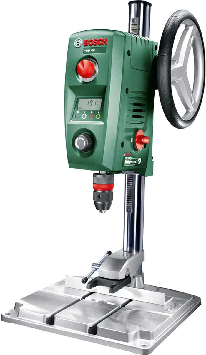 Tooled Up | BOSCH DIY BOSCH PBD 40 Bench Drill - Silver & Green BOSCH DIY BOSCH PBD 40 Bench Drill - Silver & Green
