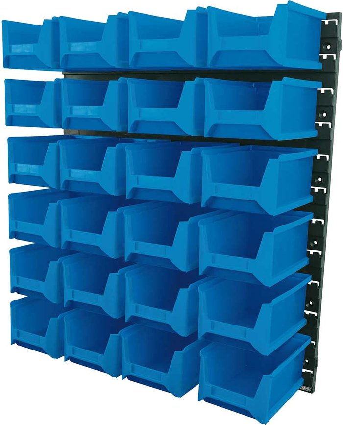 Tooled Up | Draper Draper 24 Bins Wall Storage Unit Draper Draper 24 Bins Wall Storage Unit