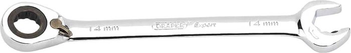 Tooled Up | Draper Draper Expert Hi Torq Ratchet Combination Spanner 14mm Draper Draper Expert Hi Torq Ratchet Combination Spanner 14mm