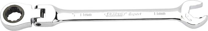 Tooled Up | Draper Draper Expert Hi Torq Flexible Ratchet Combination Spanner 11mm Draper Draper Expert Hi Torq Flexible Ratchet Combination Spanner 11mm