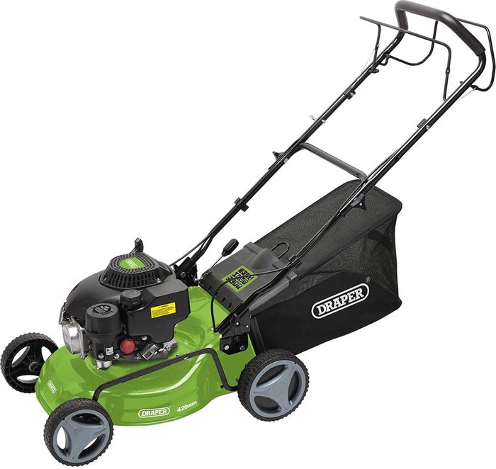 Tooled Up | Draper Draper 420mm Steel Deck Petrol Lawn Mower (132cc/3.3HP) Draper Draper 420mm Steel Deck Petrol Lawn Mower (132cc/3.3HP)