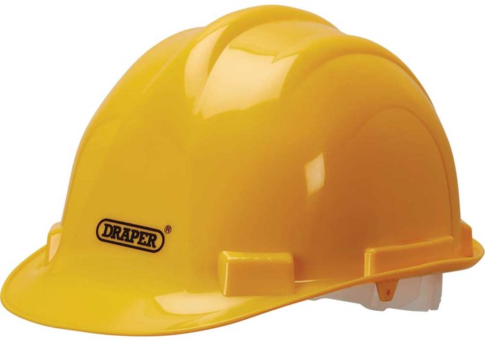 Tooled Up | Draper Draper EN397 Hard Hat Safety Helmet Yellow Draper Draper EN397 Hard Hat Safety Helmet Yellow
