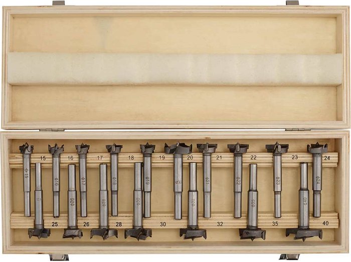 Tooled Up | Draper Draper 17 Piece Forstner Drill Bit Set Draper Draper 17 Piece Forstner Drill Bit Set