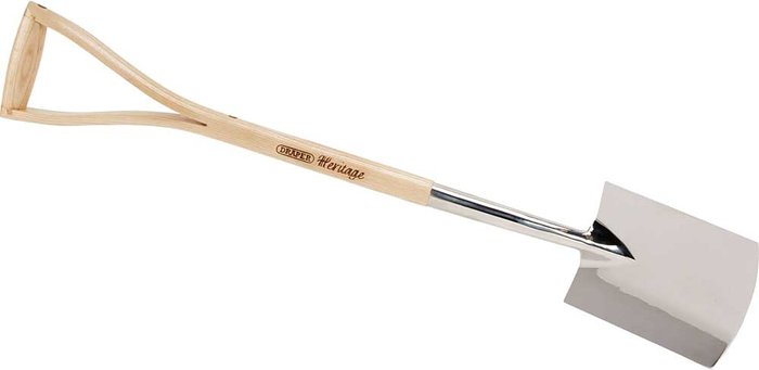 Tooled Up | Draper Draper Heritage Junior Childrens Stainless Steel Digging Spade Draper Draper Heritage Junior Childrens Stainless Steel Digging Spade