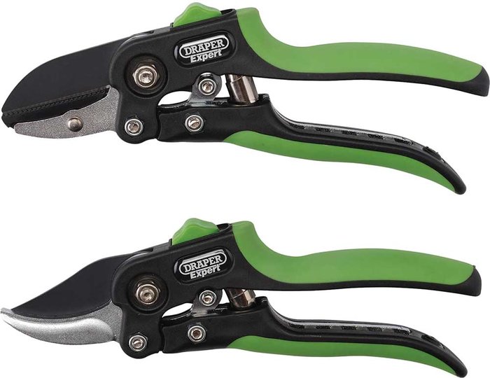 Tooled Up | Draper Draper Expert Anvil and Bypass Secateurs Set Draper Draper Expert Anvil and Bypass Secateurs Set