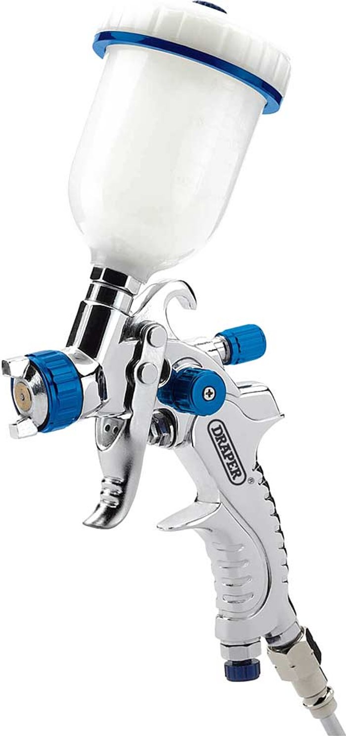 Tooled Up | Draper Draper GSG5-100 Gravity Feed HVLP Air Spray Gun Draper Draper GSG5-100 Gravity Feed HVLP Air Spray Gun