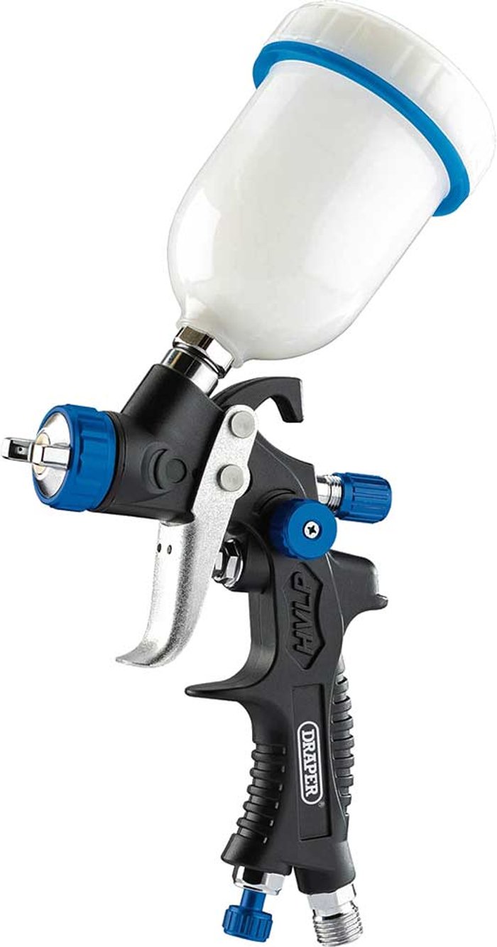 Tooled Up | Draper Draper GSG5-COMP-100 Gravity Feed HVLP Composite Body Air Spray Gun Draper Draper GSG5-COMP-100 Gravity Feed HVLP Composite Body Air Spray Gun
