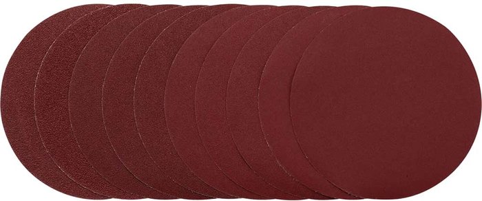 Tooled Up | Draper Draper Aluminium Oxide Sanding Discs 200mm 200mm Assorted Pack of 10 Draper Draper Aluminium Oxide Sanding Discs 200mm 200mm Assorted Pack of 10