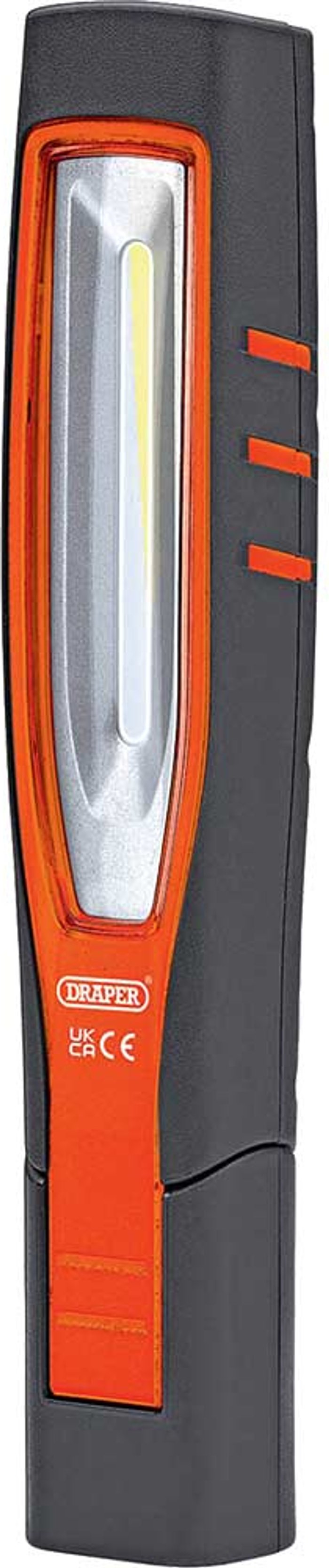 Tooled Up | Draper Draper Rechargeable 7W COB LED Inspection Light Orange Draper Draper Rechargeable 7W COB LED Inspection Light Orange