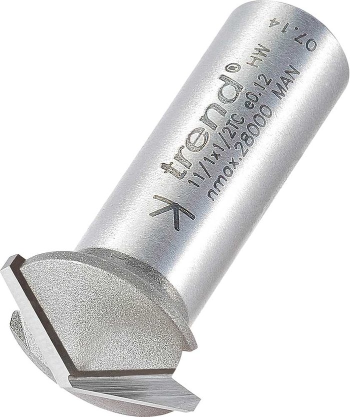 Tooled Up | Trend Trend Chamfer V Groove Router Cutter 21.5mm 5.5mm 1/2 Trend Trend Chamfer V Groove Router Cutter 21.5mm 5.5mm 1/2