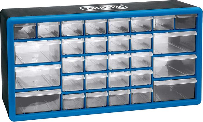 Tooled Up | Draper Draper 30 Drawer Wall Mountable Organiser Cabinet Draper Draper 30 Drawer Wall Mountable Organiser Cabinet