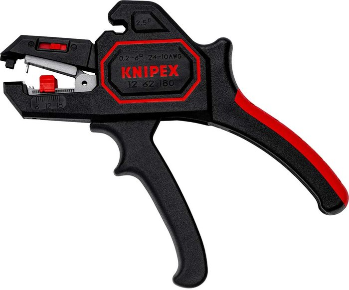 Tooled Up | Knipex Knipex 12 62 180 Automatic Insulation Cable Stripper 180mm Knipex Knipex 12 62 180 Automatic Insulation Cable Stripper 180mm