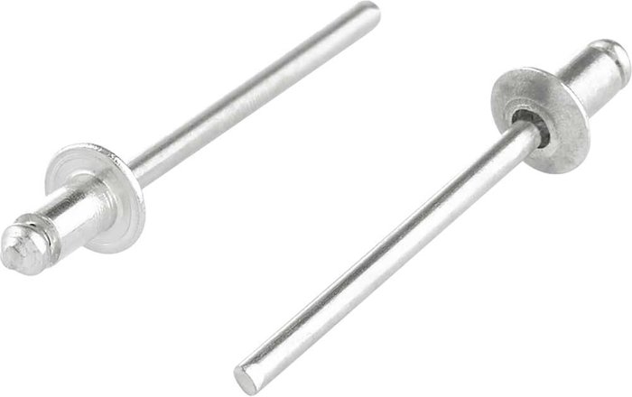 Tooled Up | Draper Draper Aluminium Pop Rivets 4mm 5.6mm Pack of 50 Draper Draper Aluminium Pop Rivets 4mm 5.6mm Pack of 50