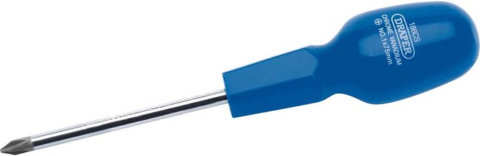 Tooled Up | Draper Draper Cabinet Pattern Phillips Screwdriver PH1 75mm Draper Draper Cabinet Pattern Phillips Screwdriver PH1 75mm